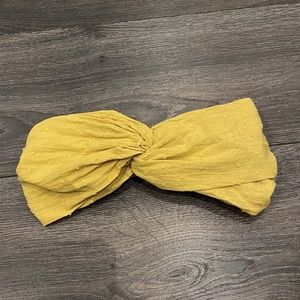 Urban Outfitters Mustard Twist Head Wrap/Band
